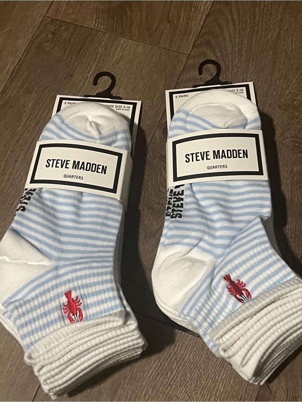 Steve Madden 12 Pairs Quarter Socks Size 5-10 New